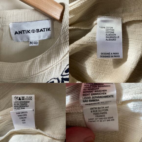 Perfect ANTIK BATIK Paris Midi Dress, Sz 40/M - Picture 6 of 6